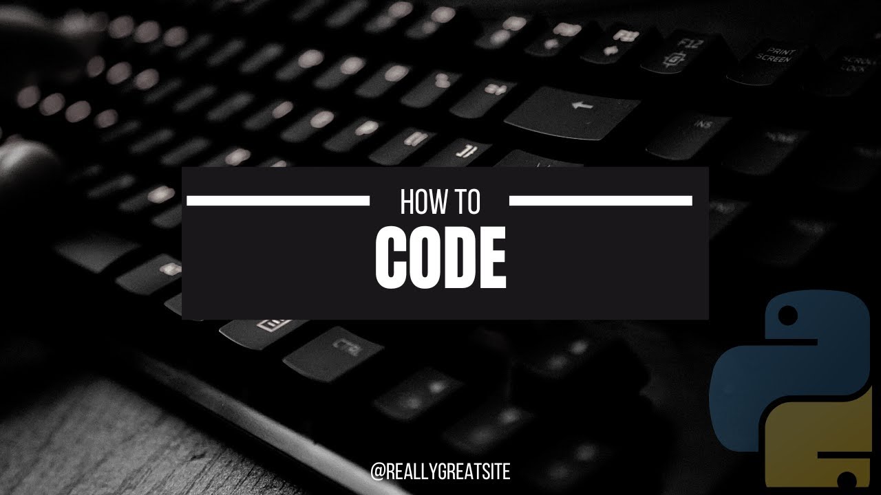 "how to code" in Python | Hello World - YouTube