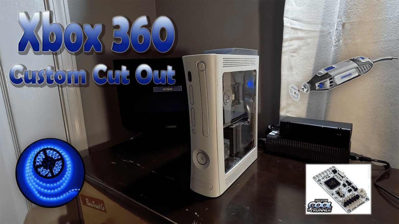 Xbox 360 RGH 1.2 Jasper (Custom Cut Out) - YouTube
