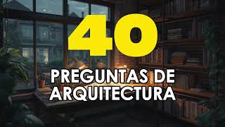 ¿Cuánto sabes sobre ARQUITECTURA? 🥇🏛️ | 40 Preguntas | Nivel Fácil | Voltex Arquitectura screenshot 2