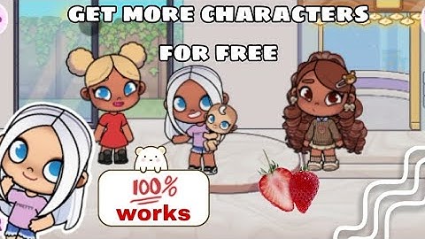 how to get (free) characters in avatar world #avatarworld