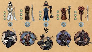Shadow Fight 2 || Titan Bodyguard sets vs Titan Bodyguards