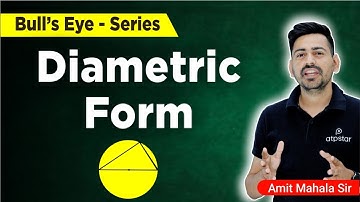 Diametric Form of Circle | Coordinate Geometry class 11 | IIT JEE MATHS | ATP STAR KOTA