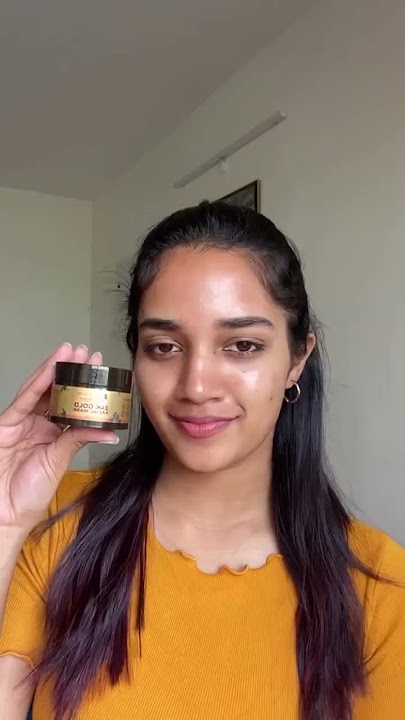 Trying Pilgrim 24K Viral Gold Facial Mask | Totally worth the hype
