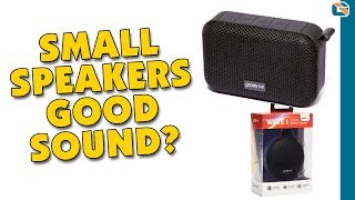 Do Small Speakers Sound Good