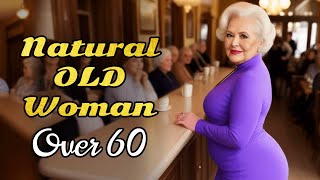 Natural Older Woman Over 60 PLUS SIZE 💝 Attractively Dressed DIY | Fashion by Aisha