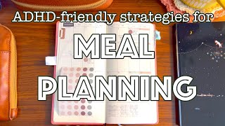 How I adapted my meal planning to work with my ADHD | Hobonichi Weeks functional setup 2024