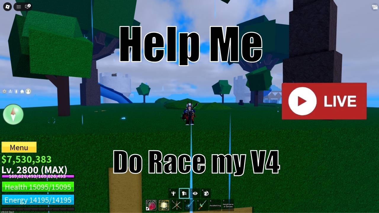Help me get race V4 | Bloxfruits