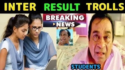 AP inter results breaking news trolls|| #interresult trolls ap ts inter results