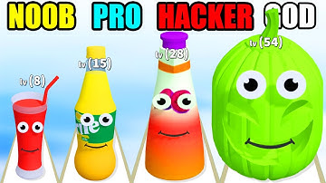 NOOB vs PRO vs HACKER vs GOD Juice Run