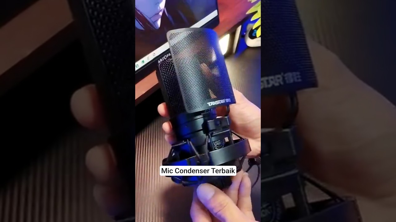 MIC CONDENSER SUARA JERNIH UNTUK LIVE RECORDING 