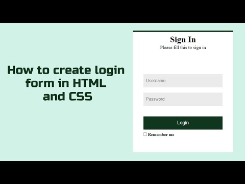 How to create login form in HTML and CSS #javascript #frontend #animation #loader #loading #css3