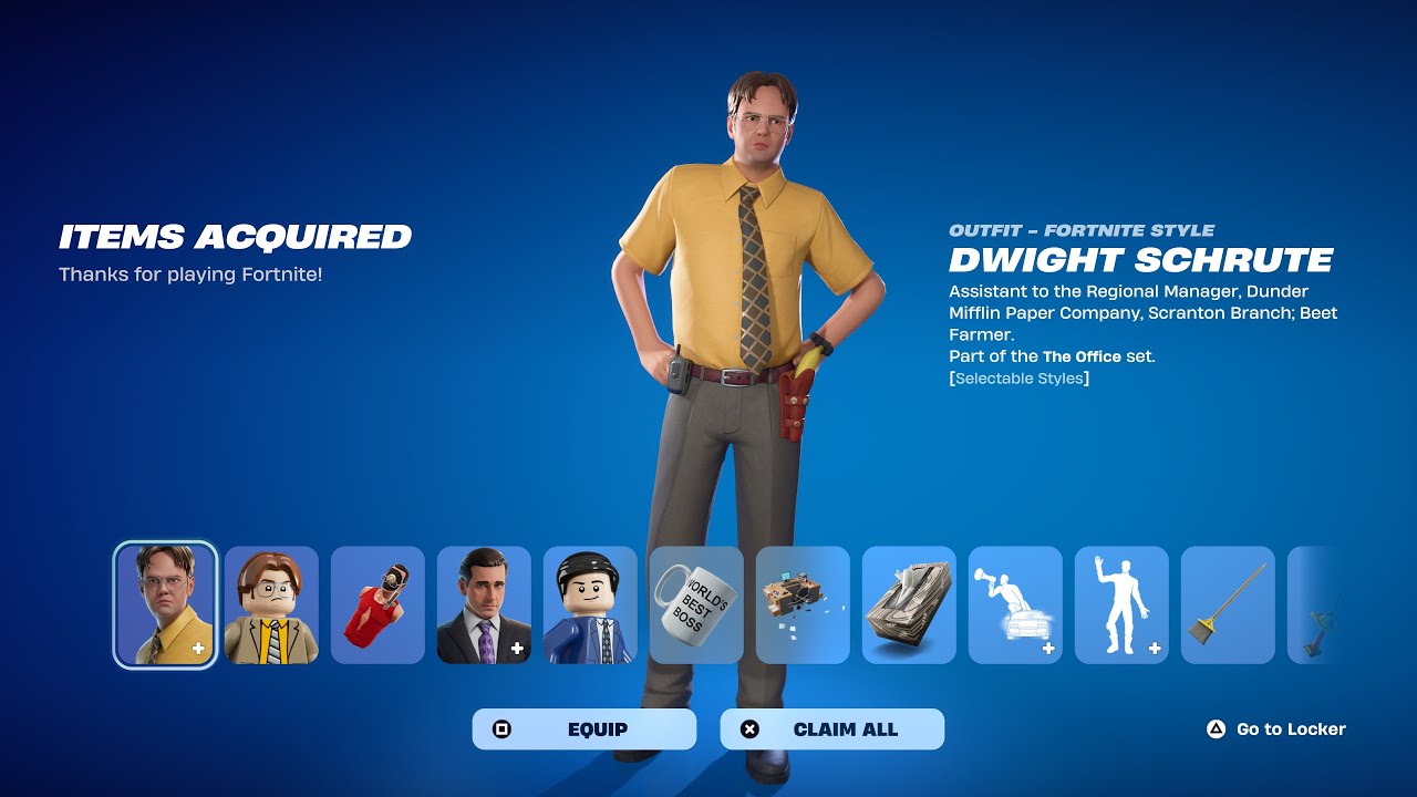 HOW TO GET THE OFFICE DWIGHT SCHRUTE SKIN IN FORTNITE!