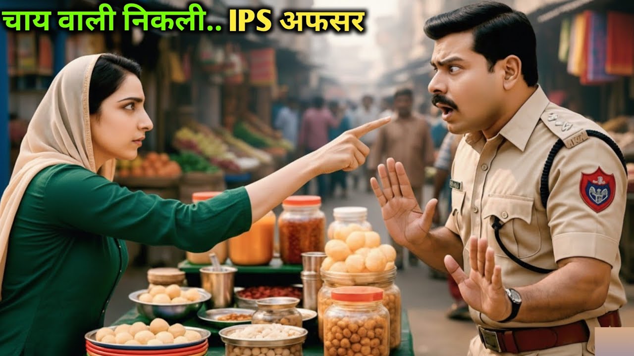 जब चाय वाली निकली IPS ऑफिसर 🔥 थानेदार की अकड़ मिनटों में निकल गई..!!