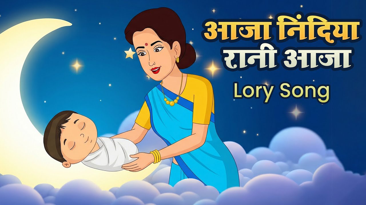Aaja Nindiya Rani Aaja | आजा निंदिया रानी आजा | Lory Song | Hindi Rhymes For Kids Song 
