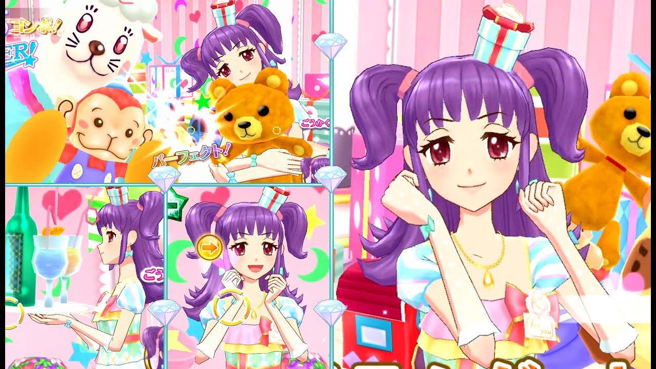 アイカツ カード CD特典 三ノ輪ヒカリ レッドストライプリボンアクセ