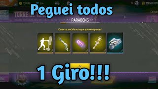 Gastando 670 diamantes | Peguei o novo Punho (Free fire)