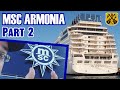 MSC Armonia Part 2: Muster, Sailaway Deck Party, Dinner, Evening Fun - ParoDeeJay Cruise Vlog 2020