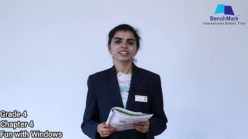 Grade 4 ICT Chapter 4 Fun with Windows  Mrs Aswini Rajan