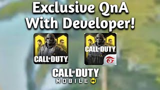 Exclusive QnA With Codm Developer.