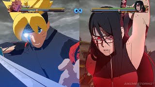 Adult Boruto VS Adult Sarada Full Fight (4K 60fps) - Naruto Storm 4 Next Generations screenshot 5