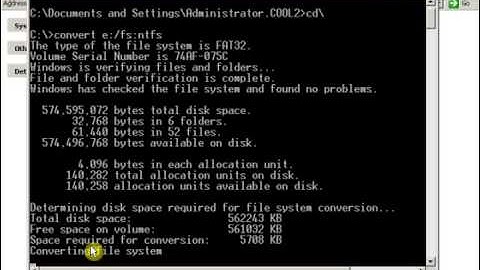 12 How to Convert FAT Disks to NTFS on Windows Server 2003