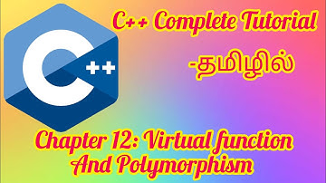 Virtual Function and Polymorphism Tutorial in Tamil