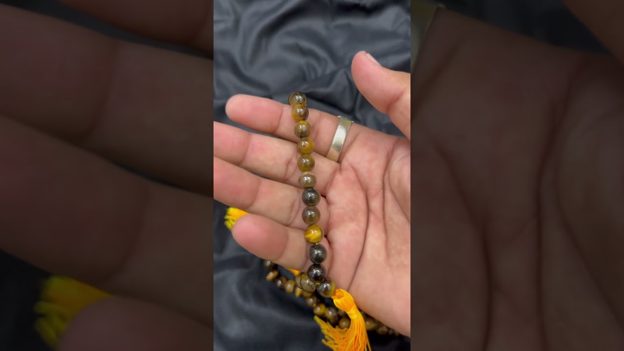 Prayer Beads TigerEye Knotted  Mala🤩108  beads