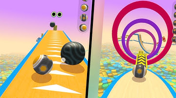 Action Balls - All Level 48-49, portal race, SpeedRun Gameplay, Android IOS, Amaizing Ball Game