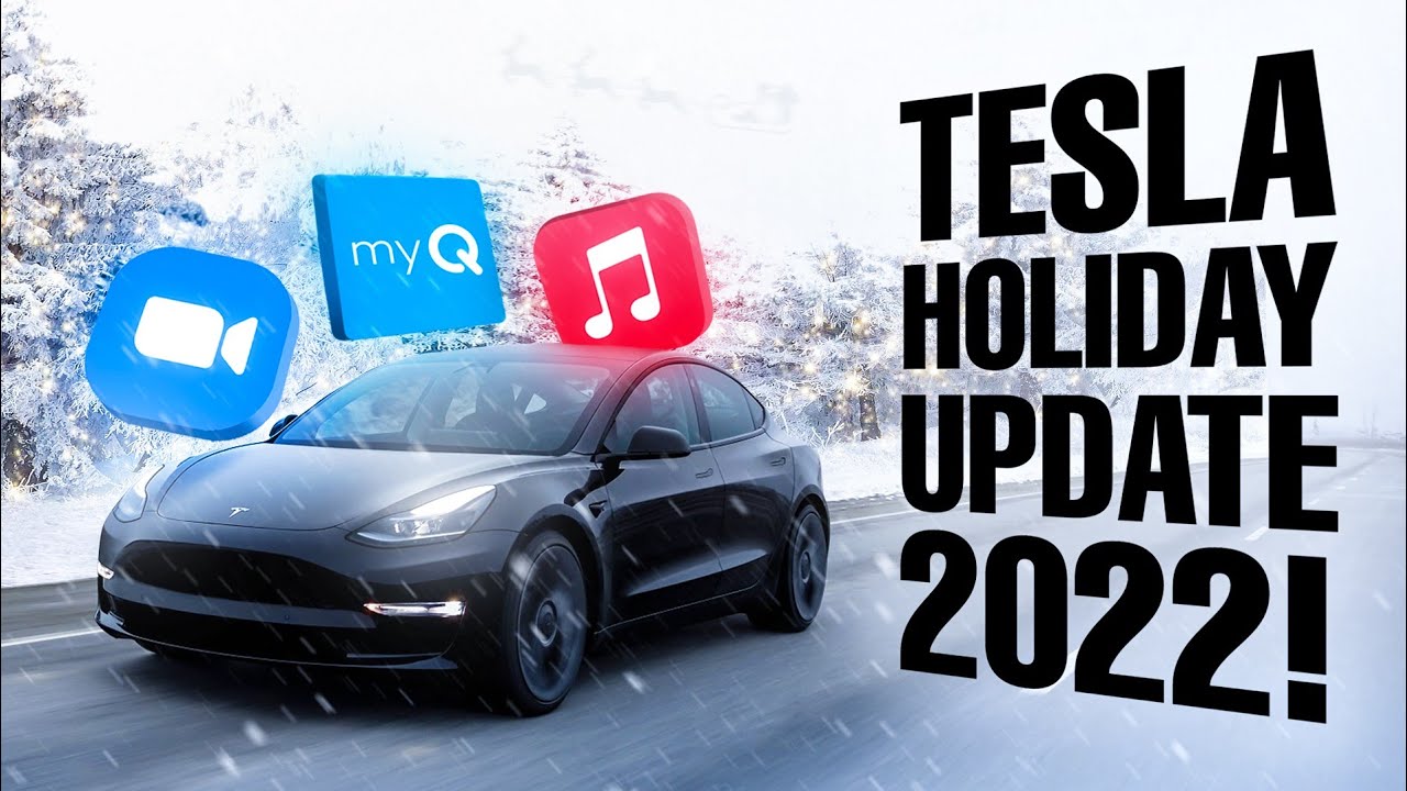 Discover New Features with Tesla's 2022 Holiday Software Update