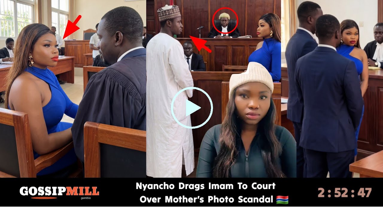Mama Africa Vs Imam Photo Scandal In  Court, The Gambia 