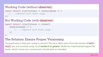Understanding the Invalid Hook Call Error in React with MobX: Fix it with Observer!