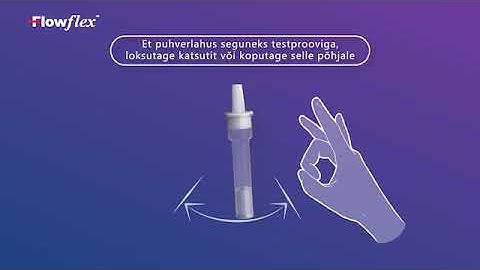 （Estonian）Flowflex SARS-CoV-2 Antigen Rapid Test (Self-Testing)