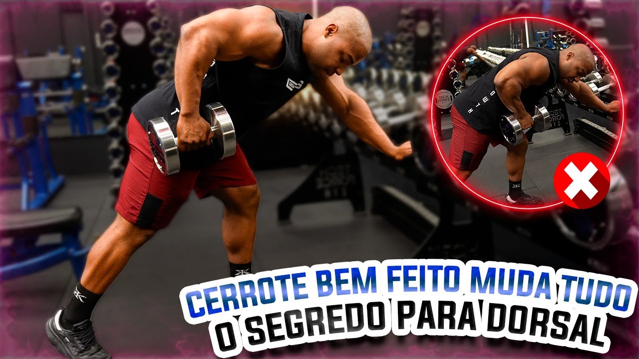 DORSAL SEM EVOLUÇÃO NUNCA MAIS! TORTUGUITA ENSINA O CERROTE EFICIENTE PARA HIPERTROFIAR!!!