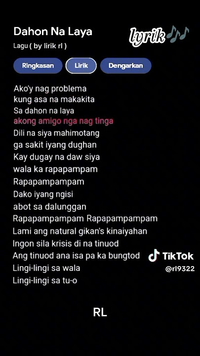 dahon na laya