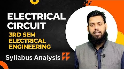 Electrical Circuit | 🔥3rd Sem Electrical Engg. |  💥 Syllabus Analysis | SBTE | ☎7488349472