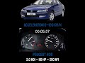 Aceleración Peugeot 406 HDI