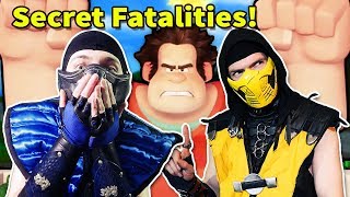 Scorpion & Sub Zero React To Secret Fatalities Mkx Parody