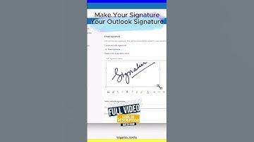 Create & Use Electronic Signature on PDF, Word, Outlook & Excel 3  #tutorial #esignature #esign