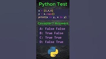 Bu Python Kodunun Çıktısı Ne Olabilir? | Python Challenge 🤔
