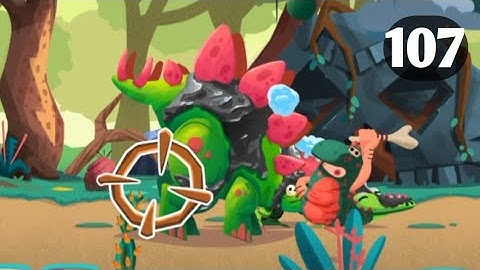Dino Bash level 107 Android walk-through Gameplay...!