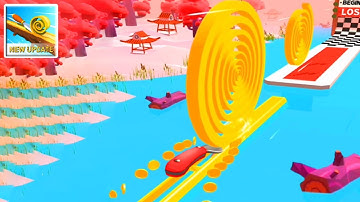 Spiral Roll- Level 108 -109 | Gameplay Walkthrough Part 21 [Android & iOS]