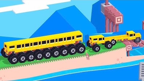 Fancade Drive Mad Monster Truck All |long car | Strange drive new levels Game Android ,iOS #fancade