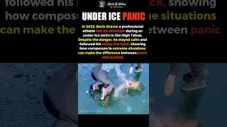 Trapped Under Ice… With Seconds to Think #Survival #IceSwim #Extreme #Shorts #Viral #Athlete #Safety