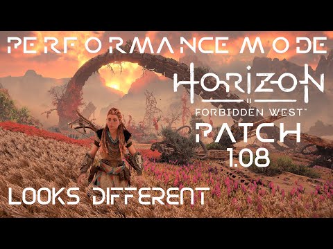 Horizon Forbidden West - Patch 1.08 - Performance Mode still Shimmering Issue