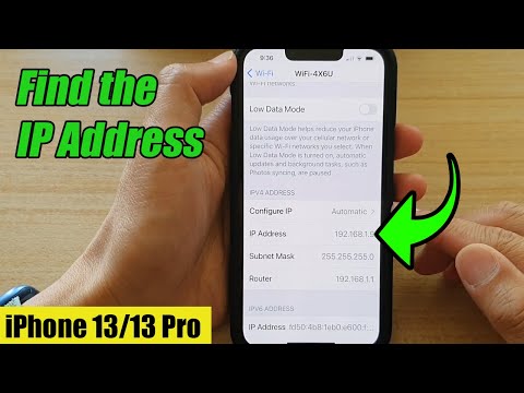 Iphone 1313 Pro: How To Find The Ip Address