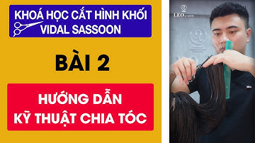 BÀI 2: KỸ THUẬT CHIA MẢNG TÓC - Khoá Học Cắt Hình Khối Trường Phái VIDAL SASSOON I Gv Bùi Quốc Hoàn