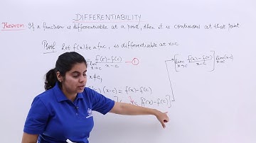 Class 12th – Theorem on Differentiability | Continuity and Differentiability | Tutorials Point