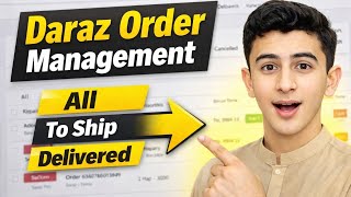 Daraz Order Management Complete Guide | All to Delivered Step by Step (Urdu)