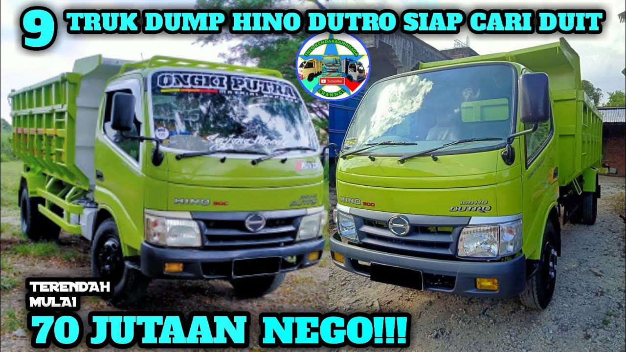 HARGA TRUK DUMP HINO DUTRO BEKAS || MULAI 70 JUTAAN NEGO || UPDATE TERBARU 2022 || JUAL BELI TRUK
