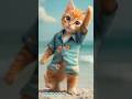 かわいい子猫が踊ってみた。♫ Jambore Mickey #踊る子猫 #おどる子猫#かわいい子猫 #好きな子猫 #shorts #cat#猫 #ai猫 #aicat #子猫 #kitten